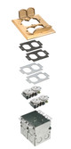 2 GANG MTL COVER KIT - FLB5551MB 2 GANG MTL COVER KIT - FLB5551MB